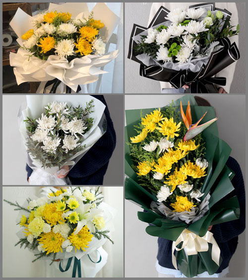 福建漳州龙海市白水镇磁美村白事花束代送